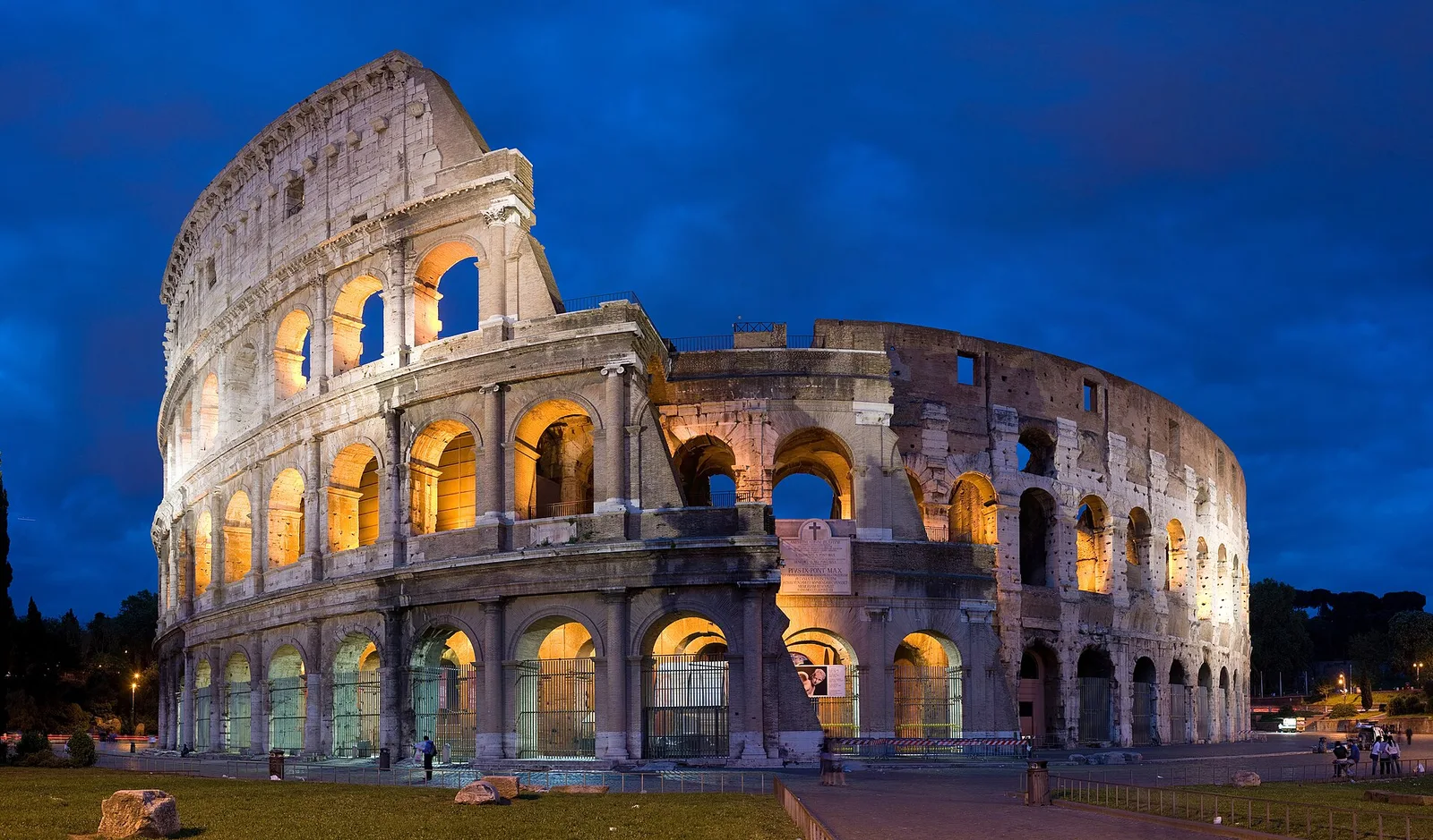 Rome’s Colosseum before the coast takes over