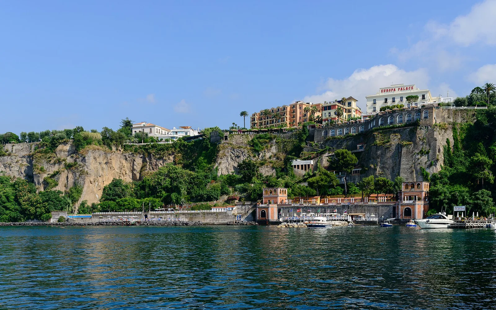 Sorrento on the cliff before the Amalfi drive