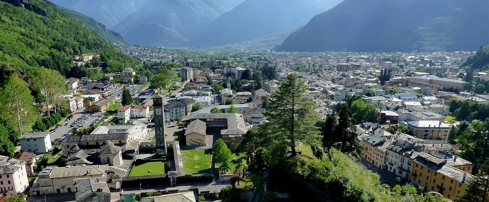 Chiavenna’s stone lanes at the foot of the Maloja
