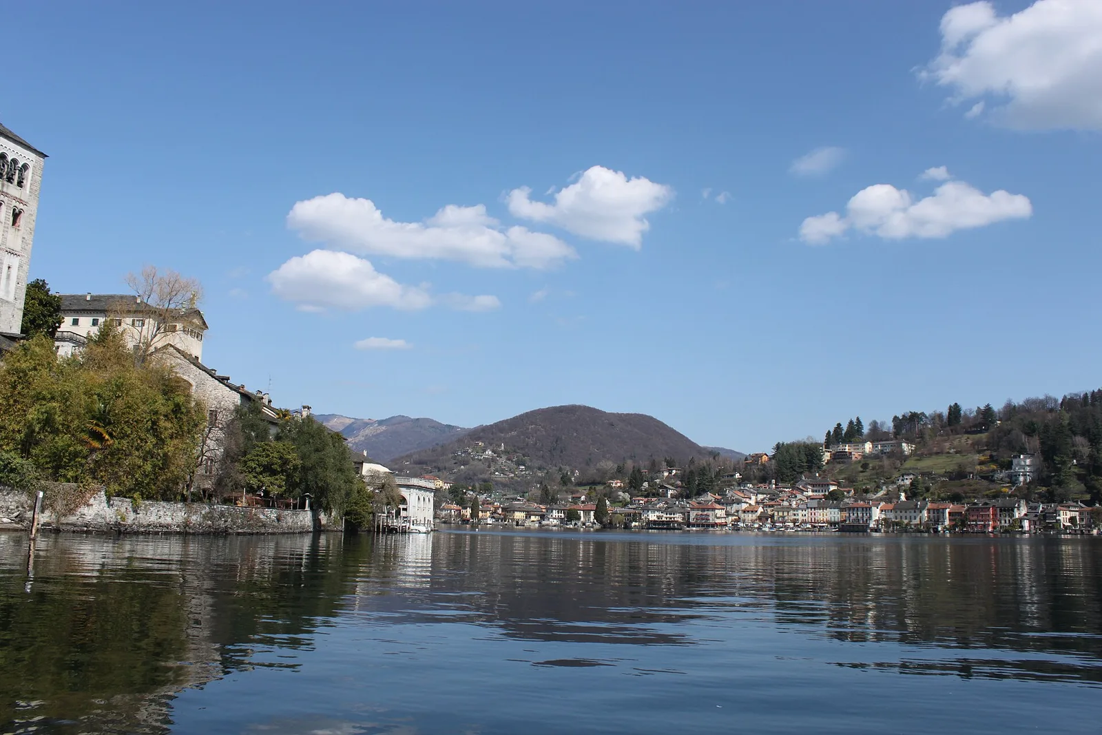 Orta San Giulio, the smallest lake and its island