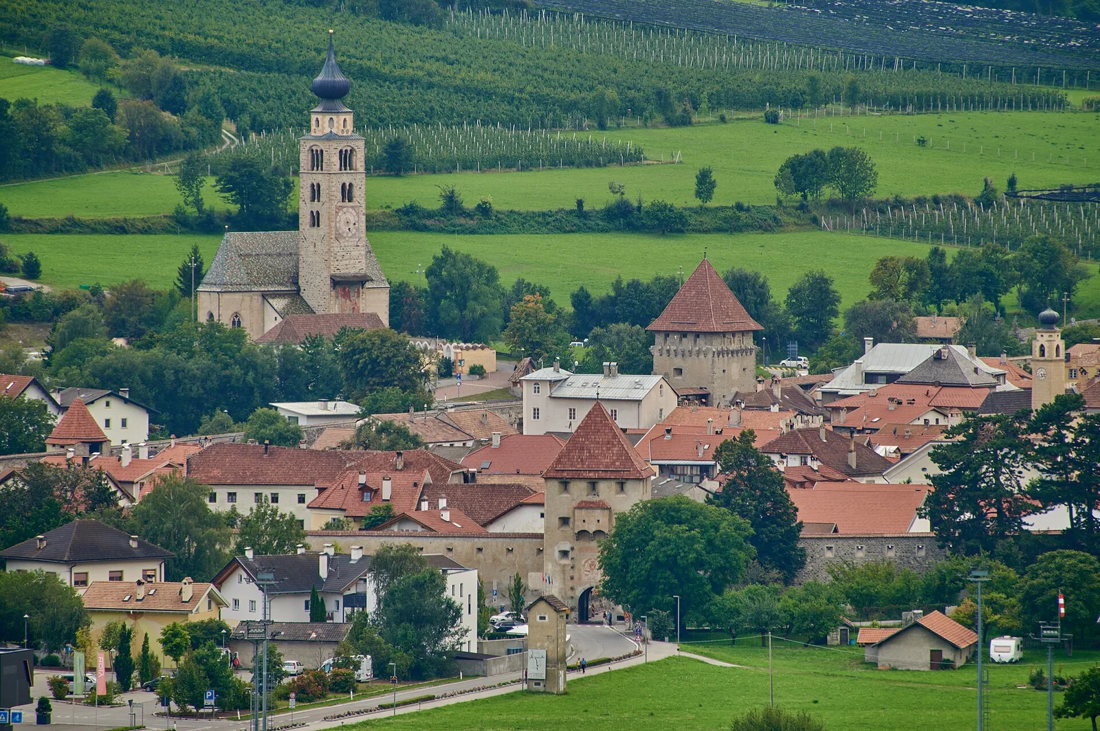 Glurns, the smallest town with a full set of walls