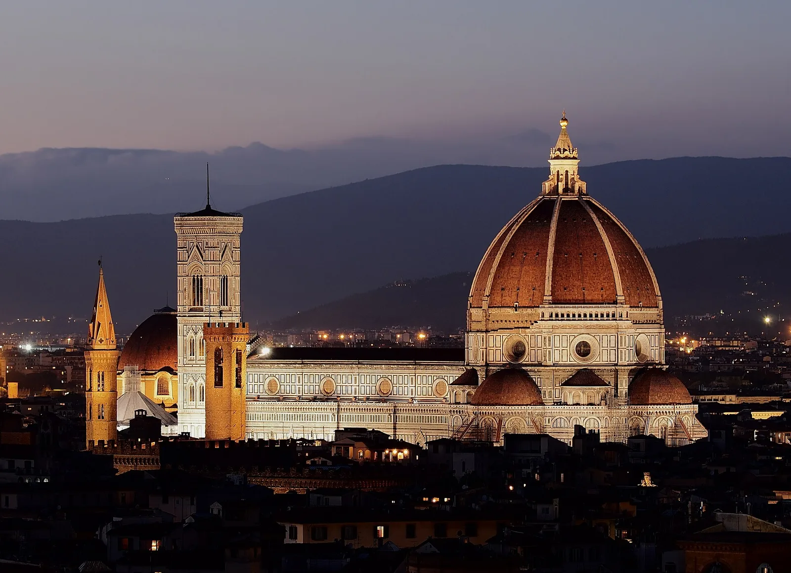 Florence Duomo holding the city like a lid