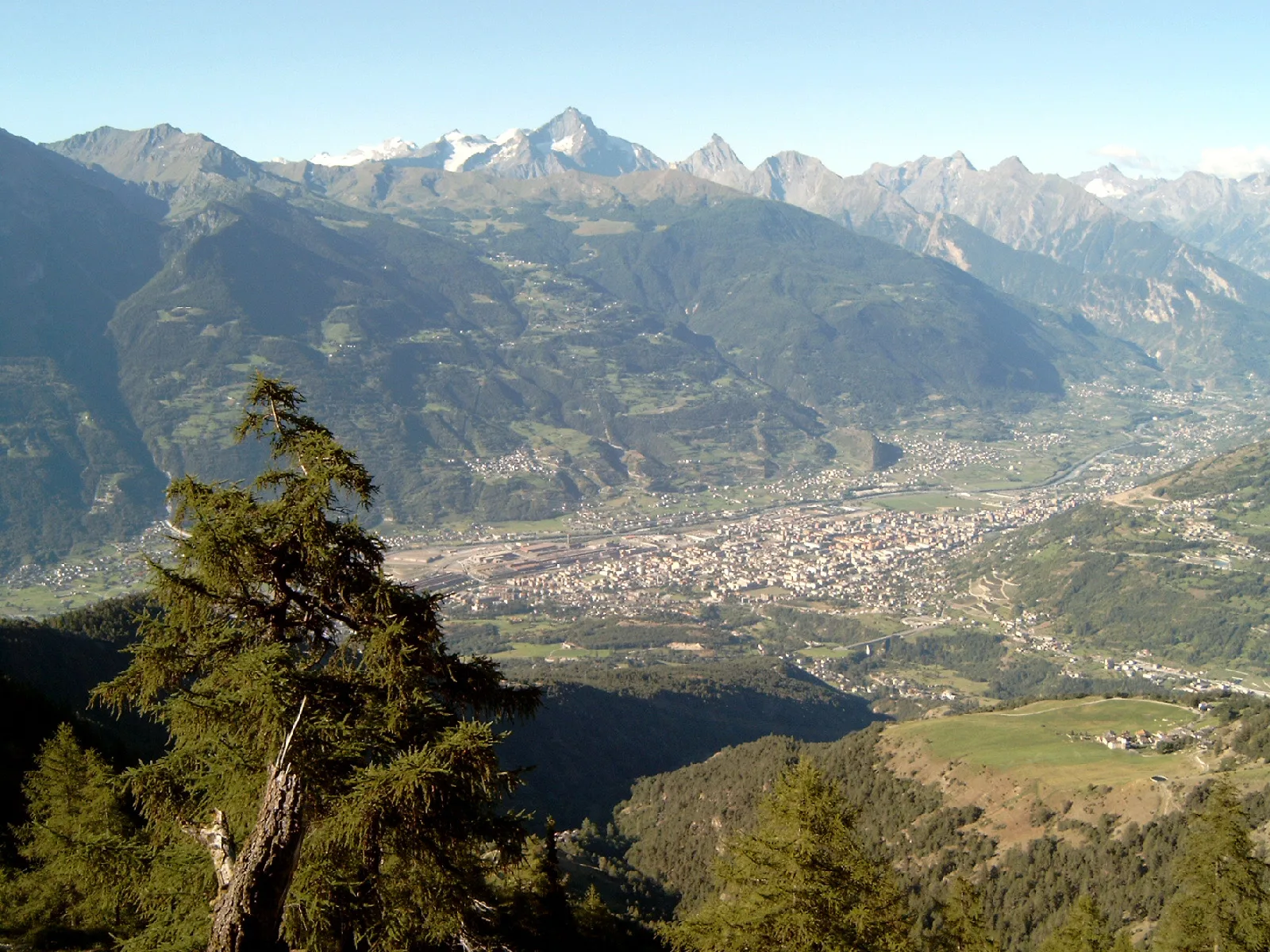 Aosta’s Roman theatre in the valley floor