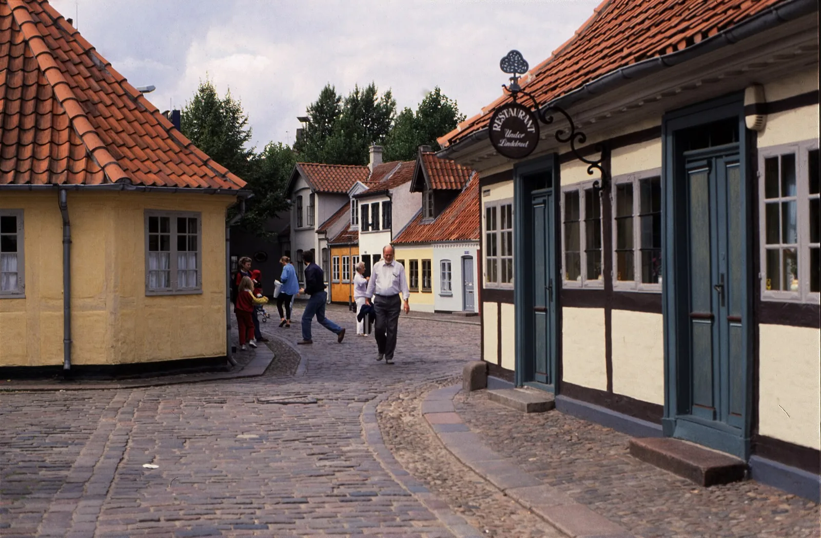 The old quarter of Odense around Andersen’s birthplace
