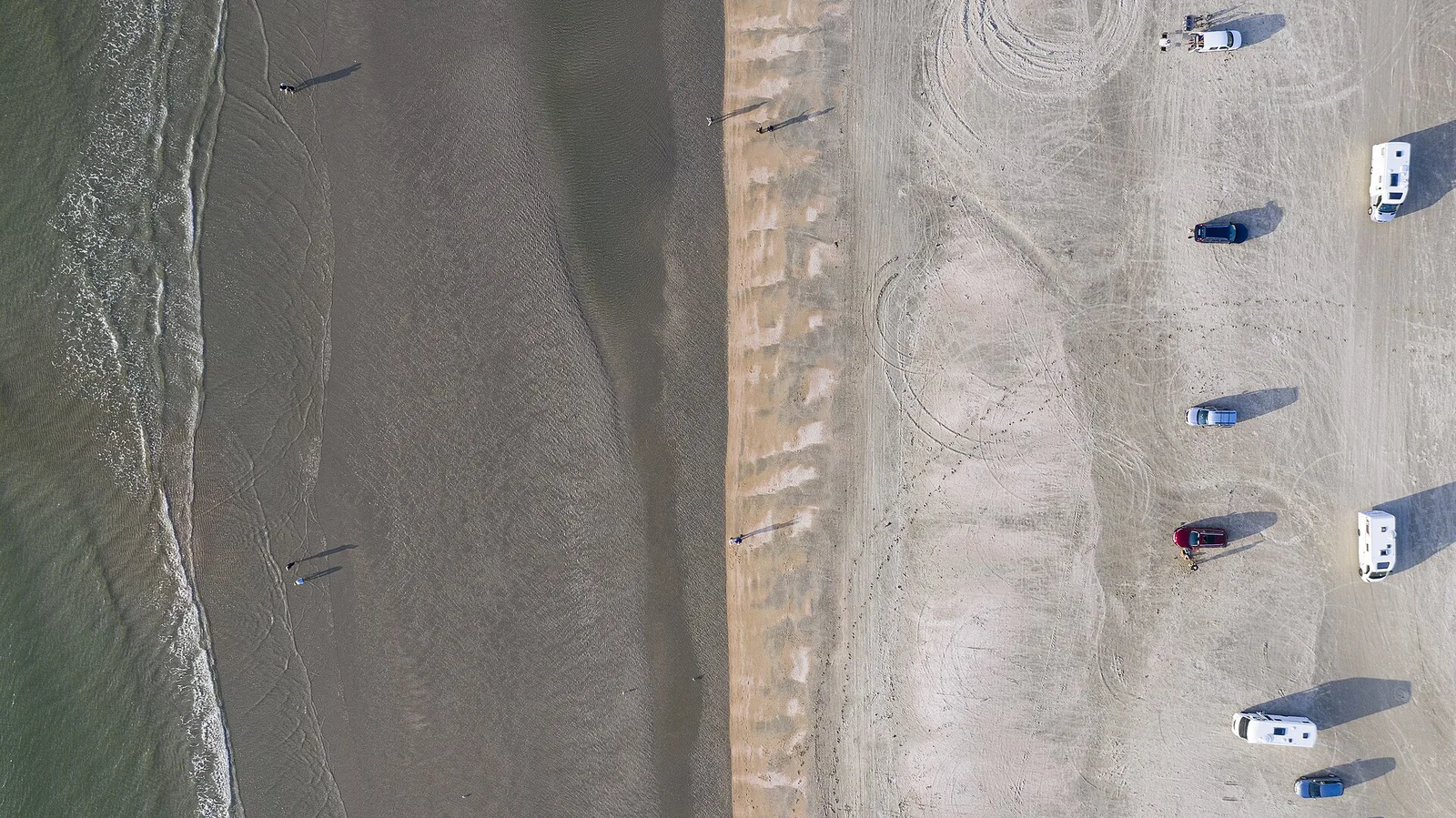The endless beach at Lakolk on Rømø