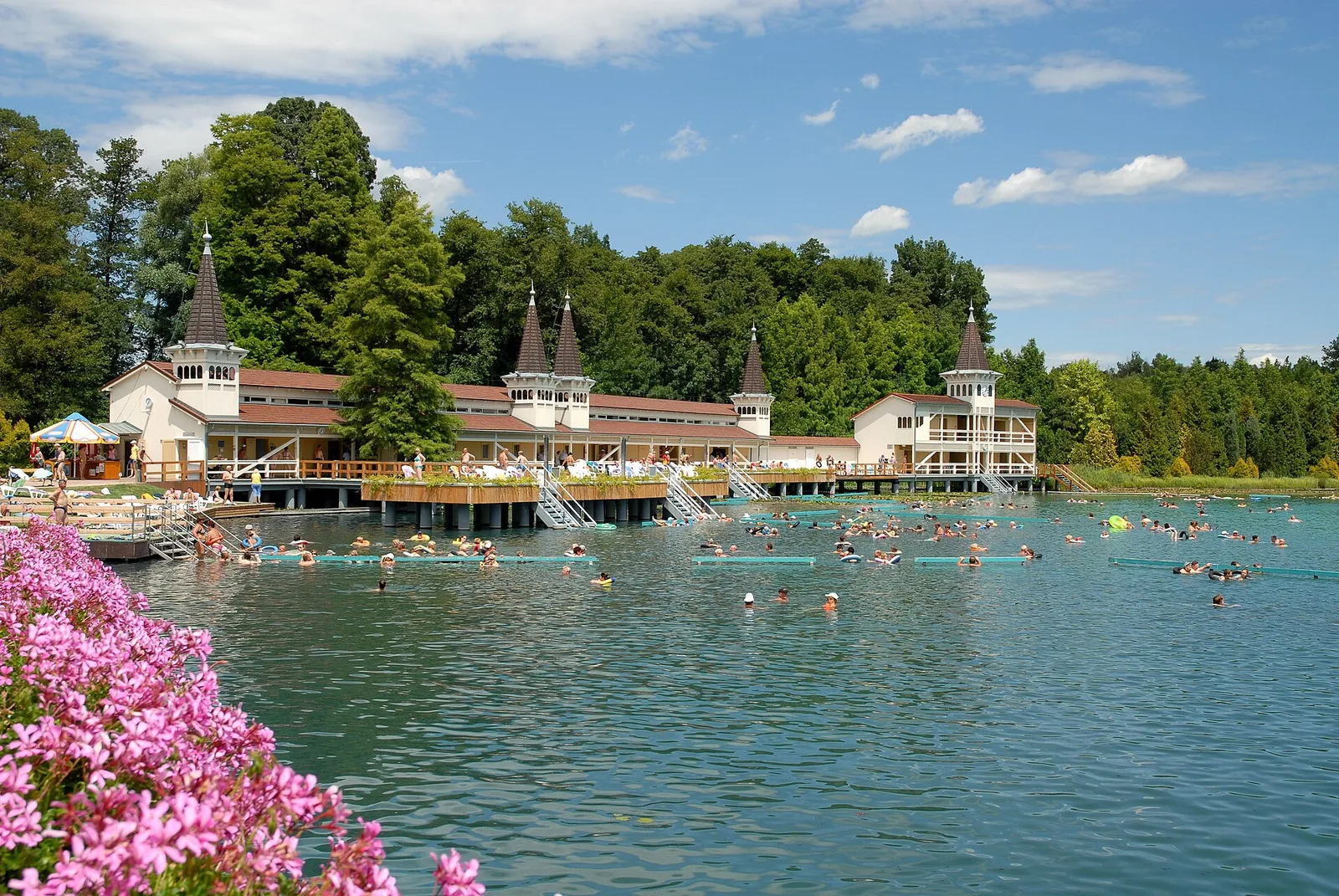 The thermal lake of Hévíz