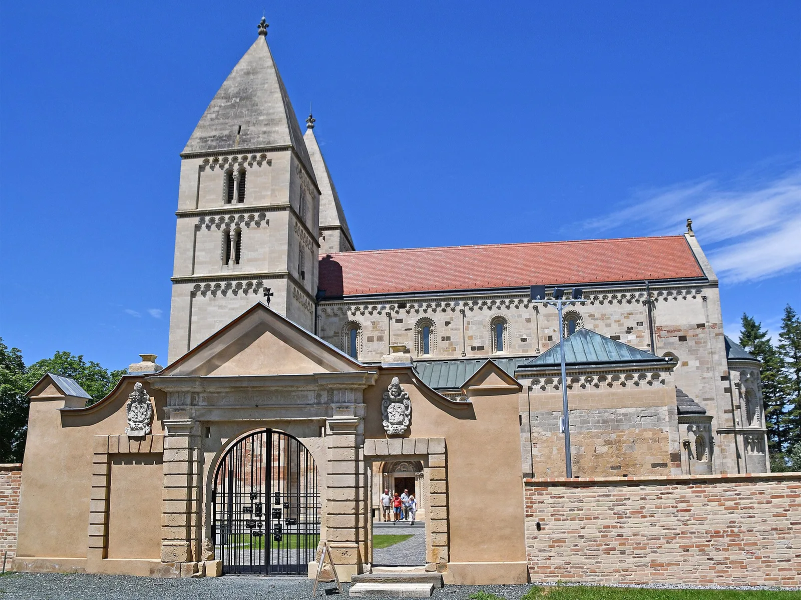 The Romanesque abbey church of Ják