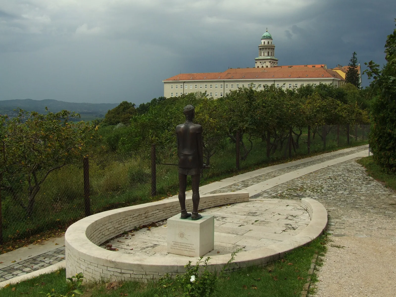 The Archabbey of Pannonhalma on its hill