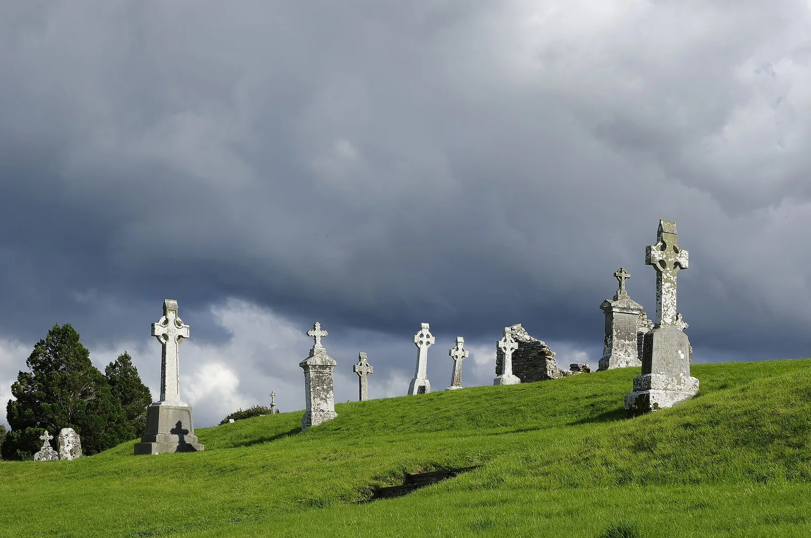 Clonmacnoise above the Shannon