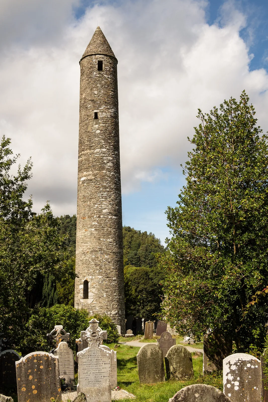 The round tower of Glendalough