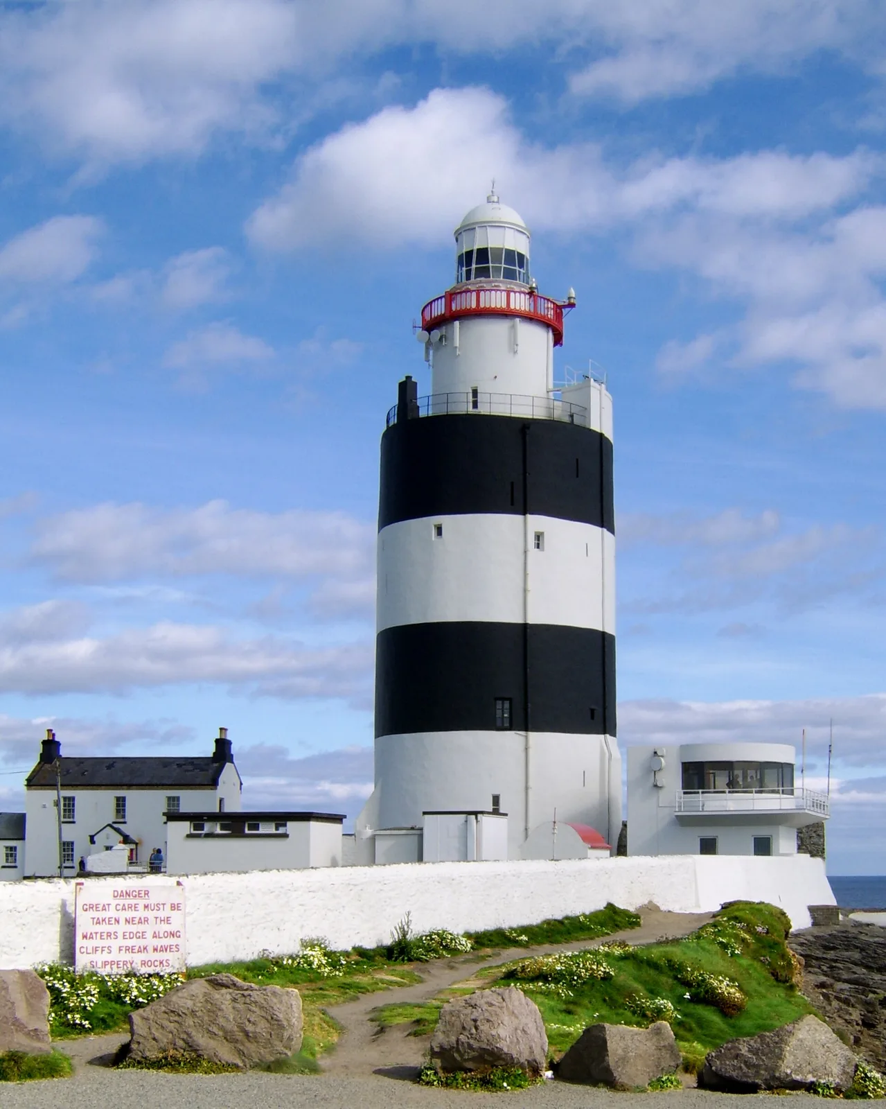 Hook Lighthouse at the tip of the peninsula