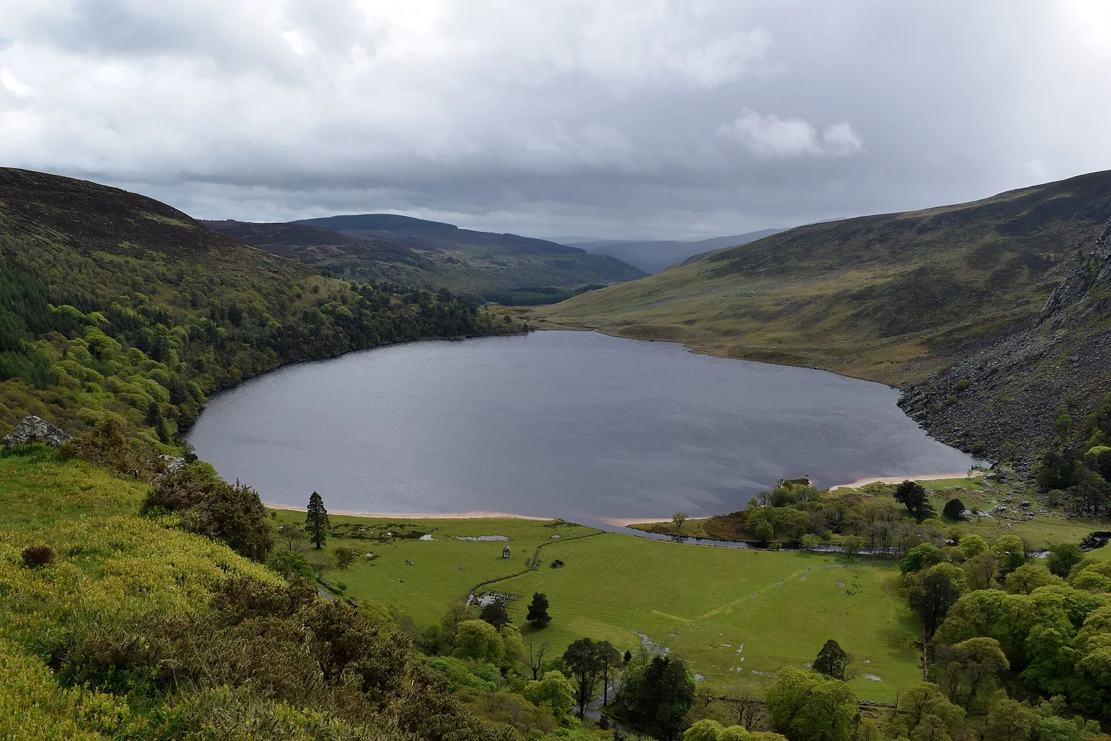 Lough Tay below the Sally Gap road