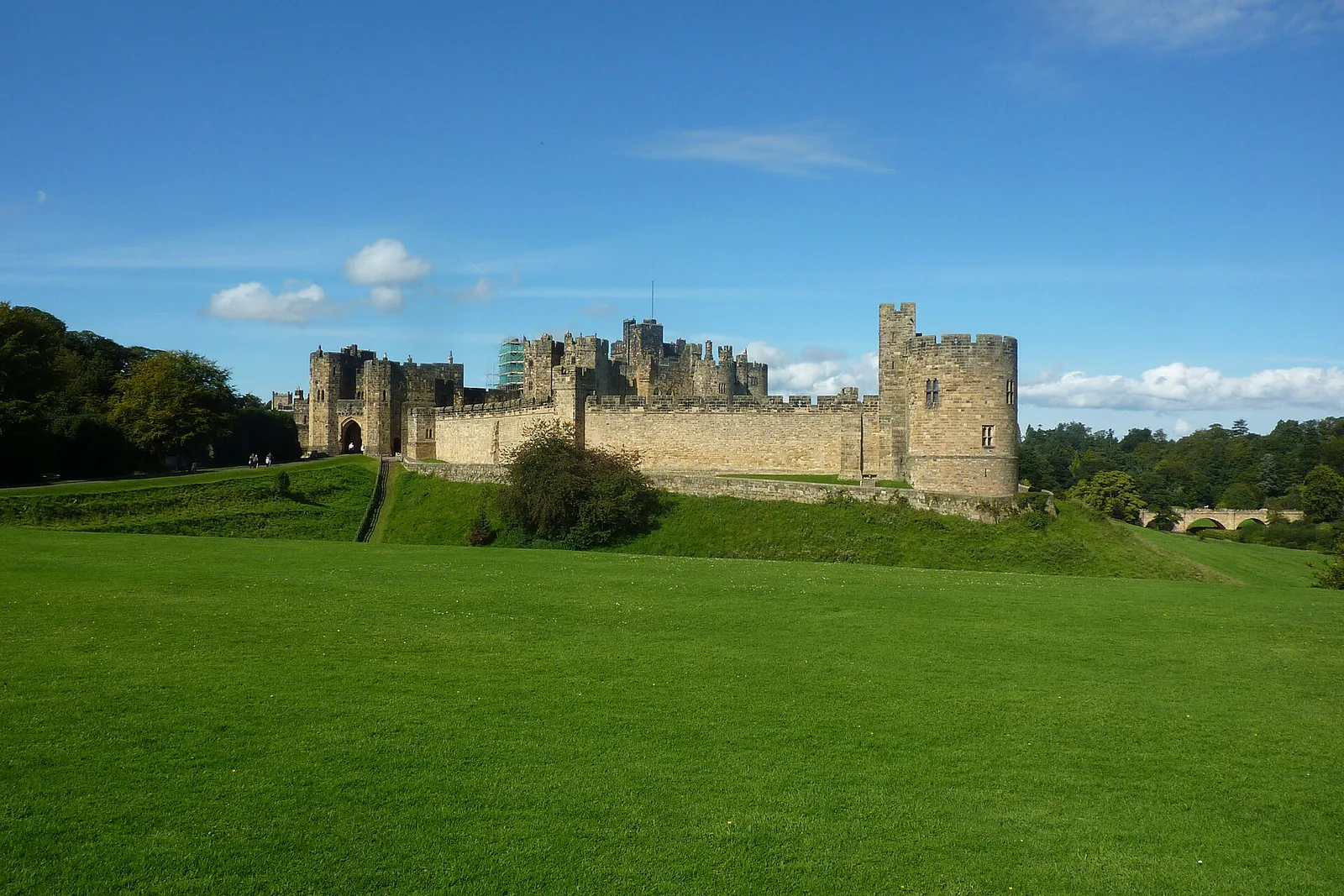 Alnwick Castle, seat of the Percys