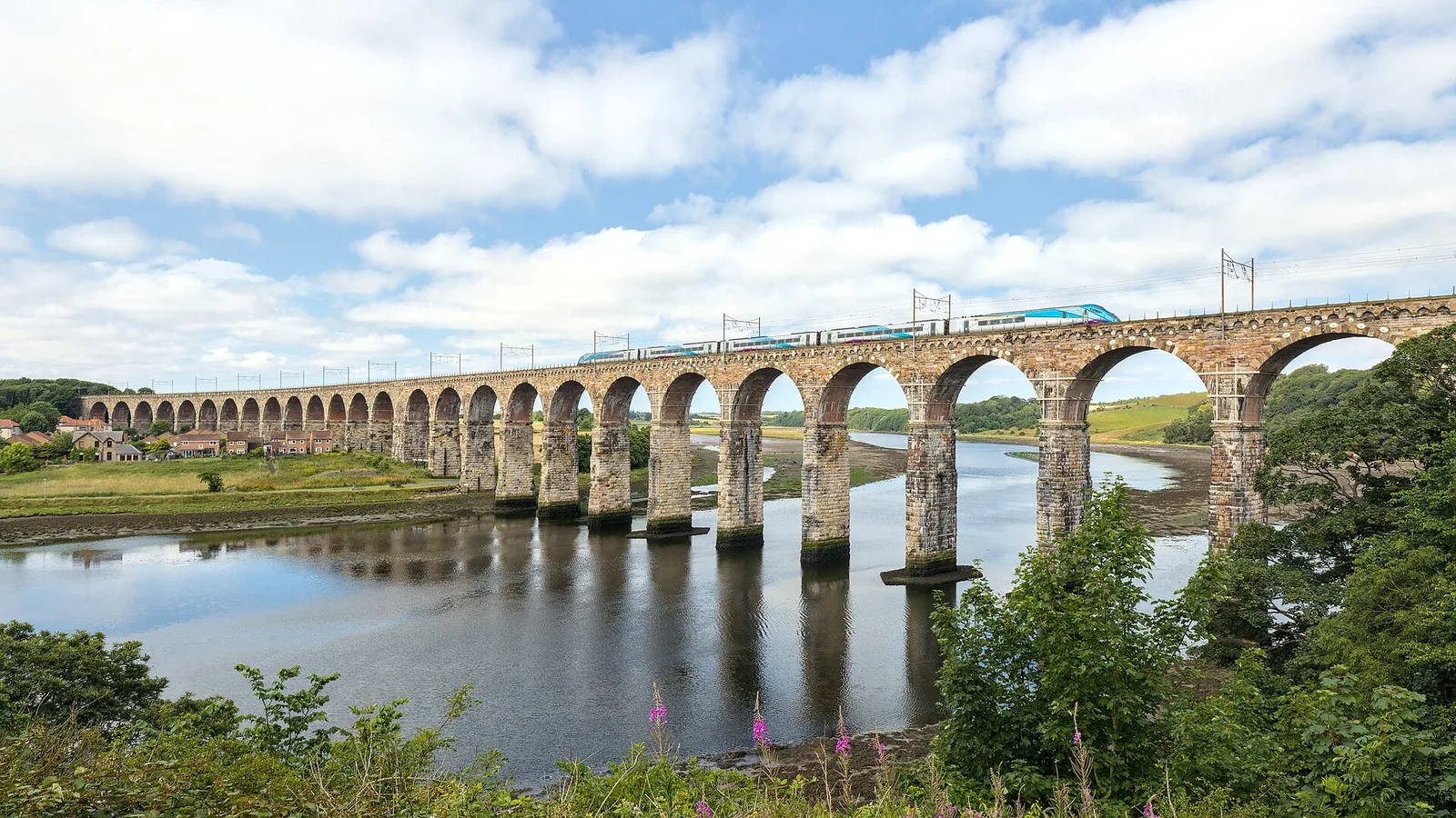 The Royal Border Bridge over the Tweed